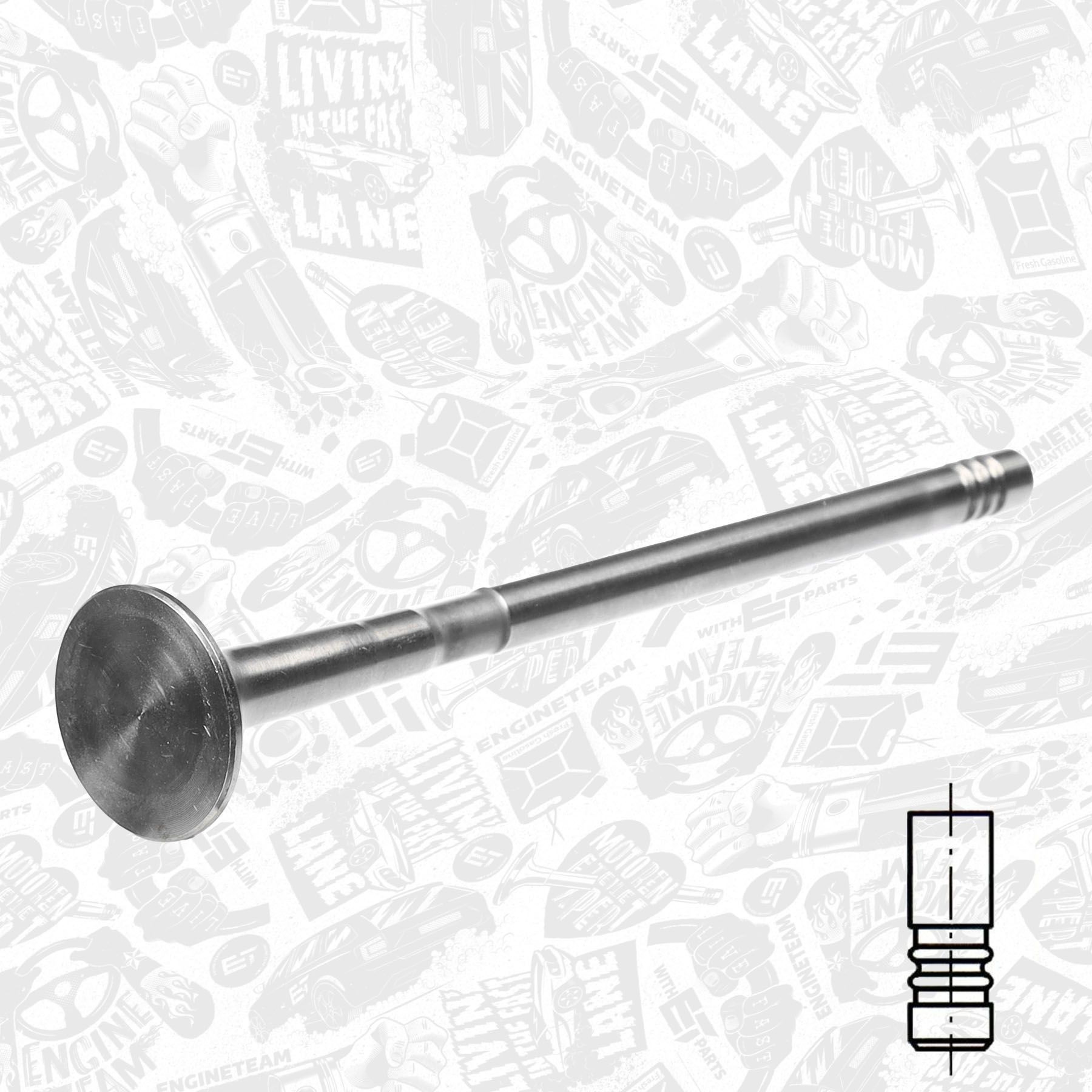 Вихлопний клапан ET Engineteam VE0065 ціна, від 7.29 USD